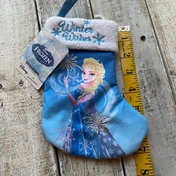 NWT Disney Frozen Elsa Winter Wishes 9" Mini Stocking - Picture 3 of 3